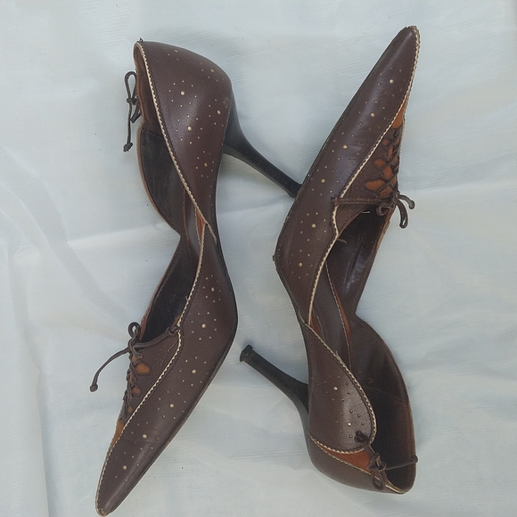 JOEY O Peep Toe Pumps - Picture 5 of 10